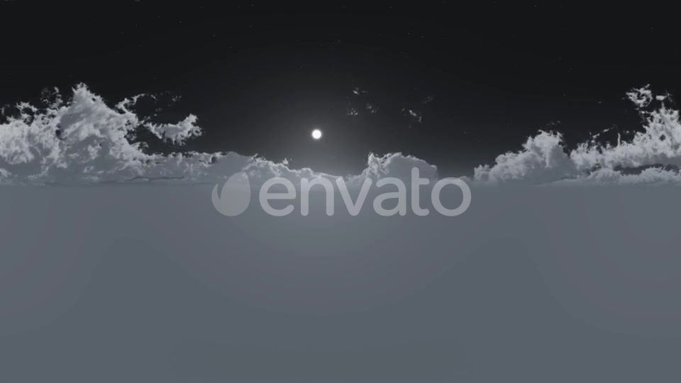 VR 360 Degree Panorama of Sky And Clouds at Night Videohive 22173928 Motion Graphics Image 12