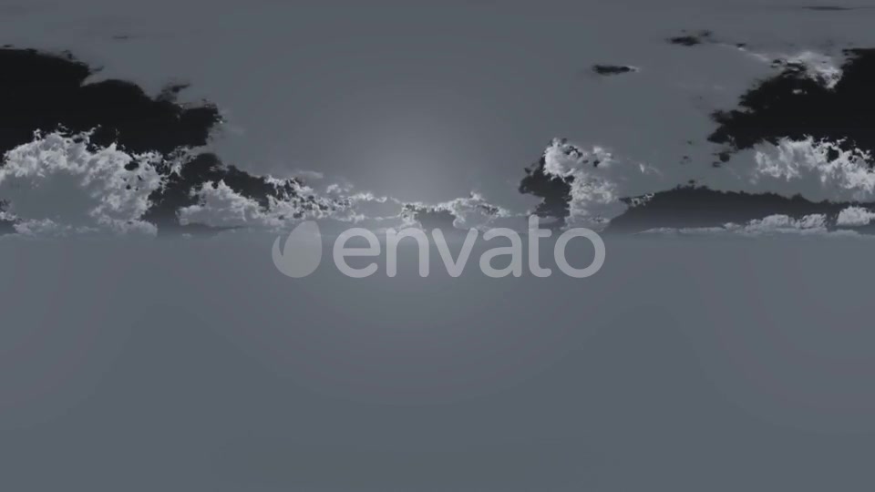 VR 360 Degree Panorama of Sky And Clouds at Night Videohive 22173928 Motion Graphics Image 3