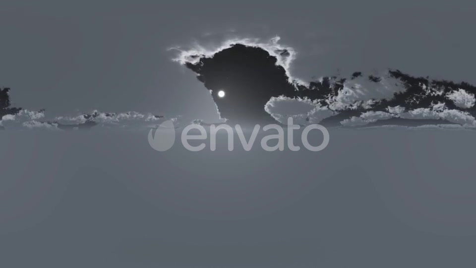 VR 360 Degree Panorama of Sky And Clouds at Night Videohive 22173928 Motion Graphics Image 4