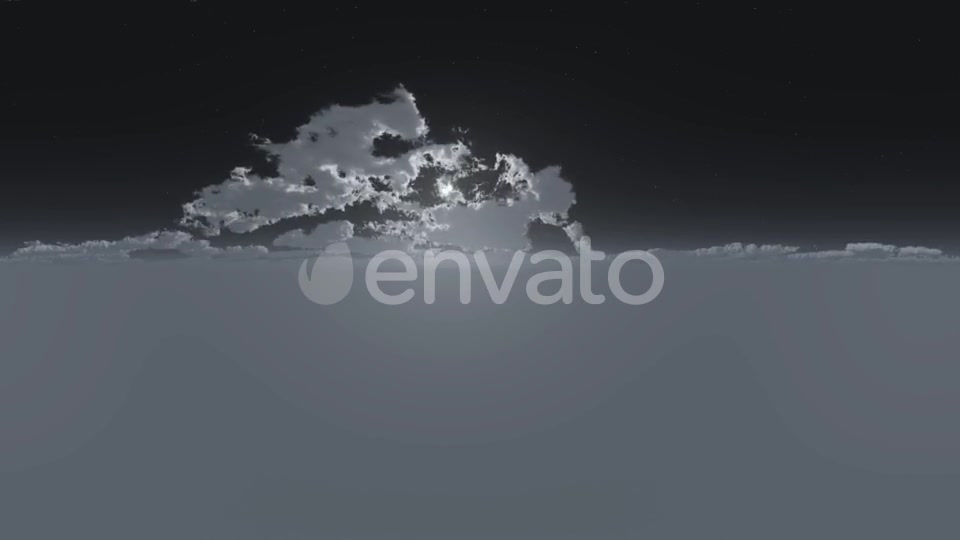 VR 360 Degree Panorama of Sky And Clouds at Night Videohive 22173928 Motion Graphics Image 7