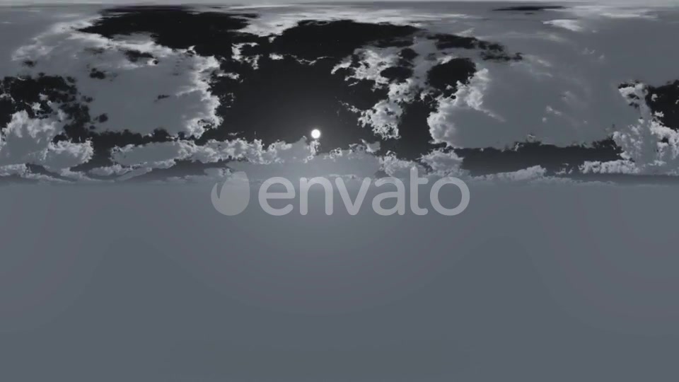 VR 360 Degree Panorama of Sky And Clouds at Night Videohive 22173928 Motion Graphics Image 9