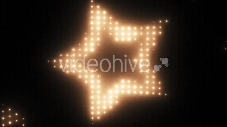 Wall of Lights Star VJ Loop Videohive 19751175 Motion Graphics Image 10