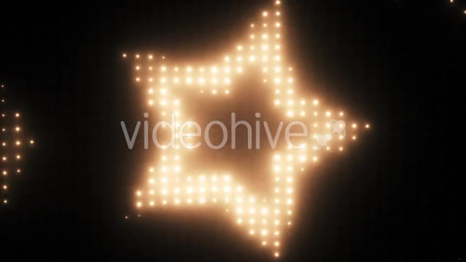 Wall of Lights Star VJ Loop Videohive 19751175 Motion Graphics Image 3