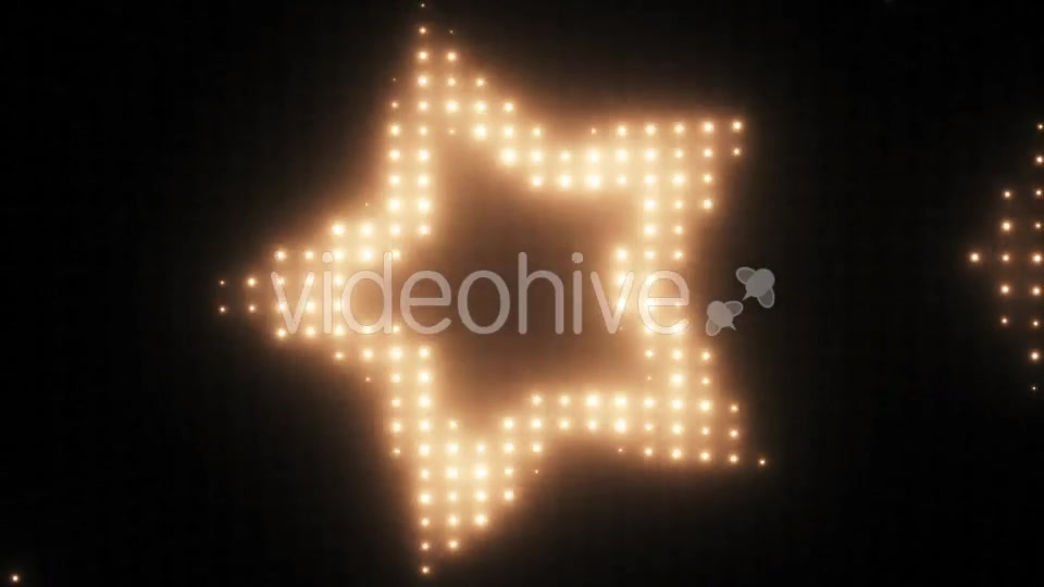 Wall of Lights Star VJ Loop Videohive 19751175 Motion Graphics Image 8