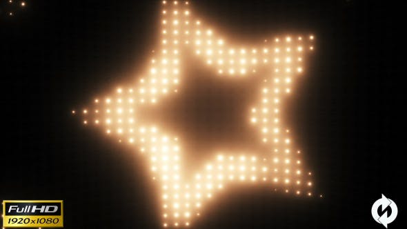 Wall of Lights Star VJ Loop - 19751175 Download Videohive