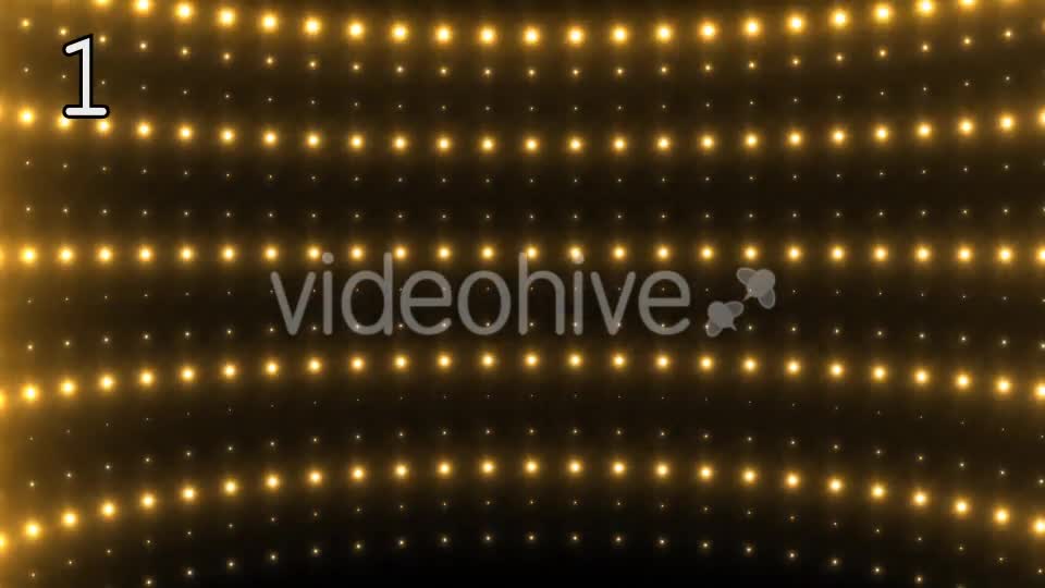 WALL of LIGHTS VJ ( 5 Pack ) LOOP Videohive 10433271 Motion Graphics Image 1