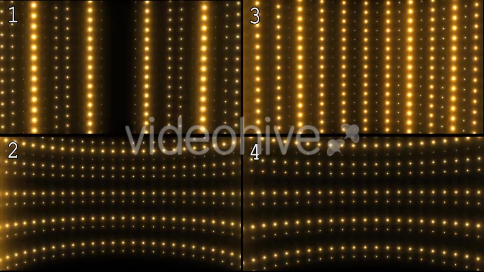 WALL of LIGHTS VJ ( 5 Pack ) LOOP Videohive 10433271 Motion Graphics Image 10