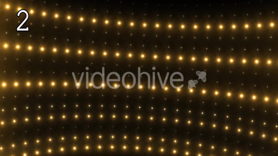 WALL of LIGHTS VJ ( 5 Pack ) LOOP Videohive 10433271 Motion Graphics Image 3