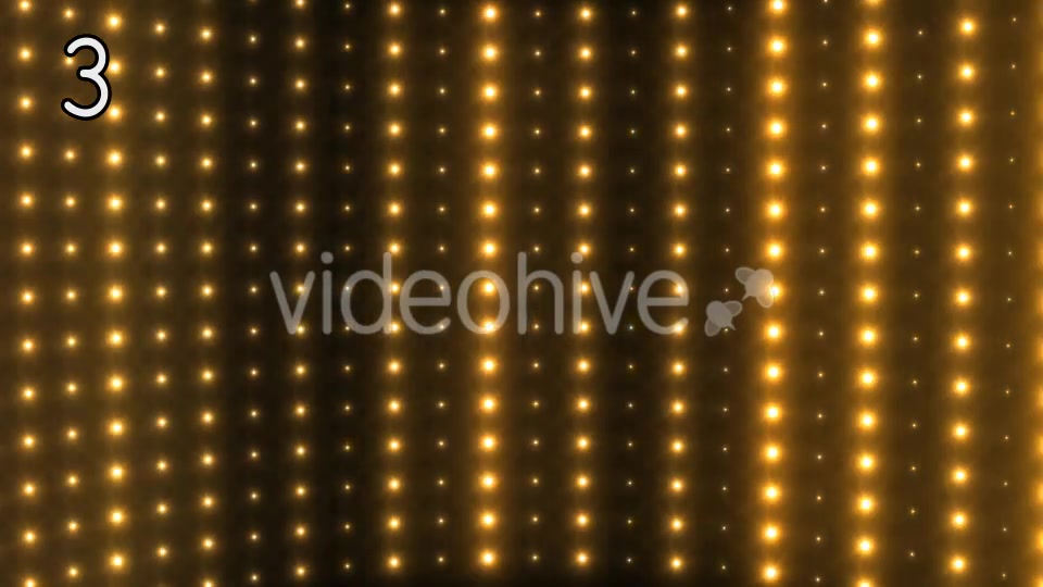 WALL of LIGHTS VJ ( 5 Pack ) LOOP Videohive 10433271 Motion Graphics Image 6