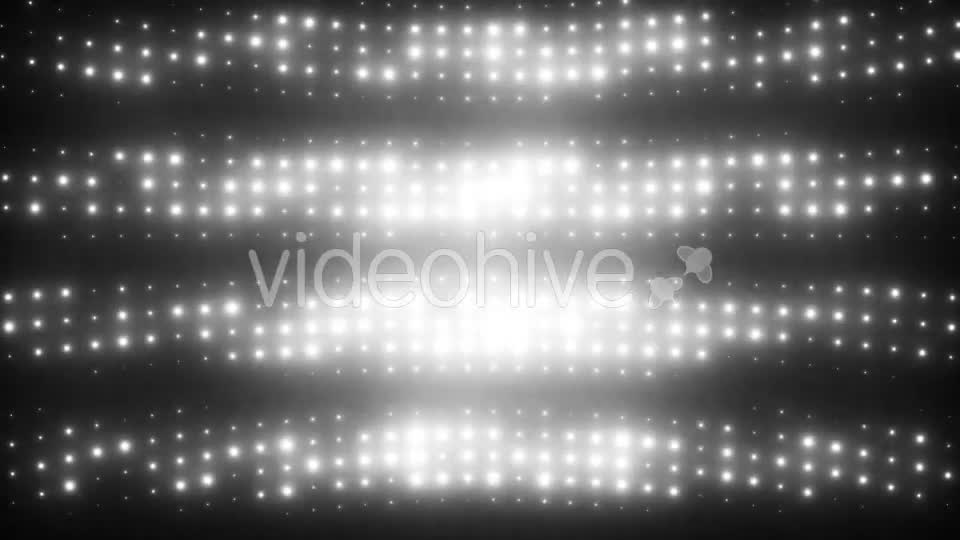Wall of Lights White VJ Loop Videohive 19774327 Motion Graphics Image 1
