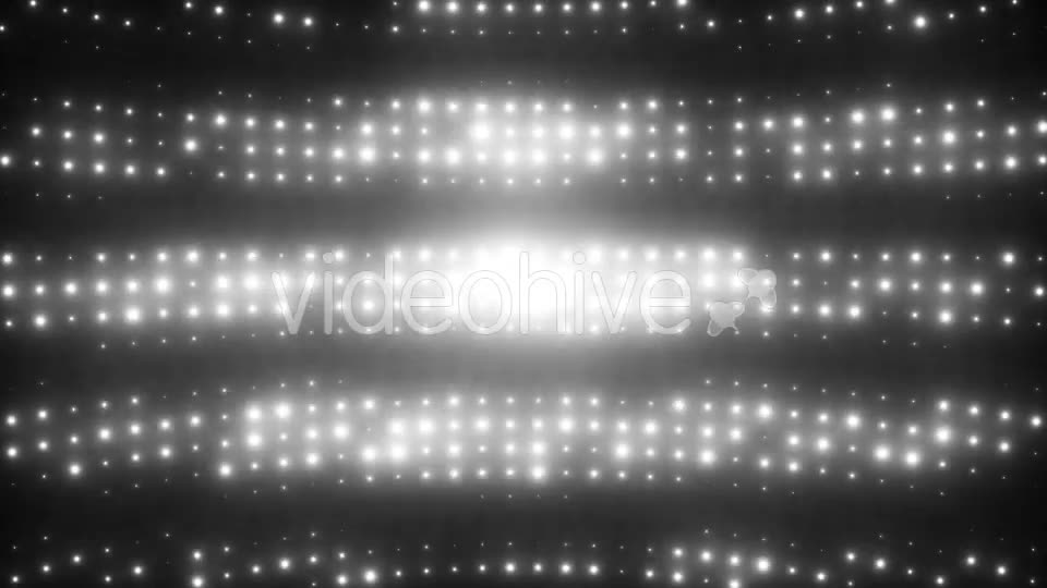 Wall of Lights White VJ Loop Videohive 19774327 Motion Graphics Image 2