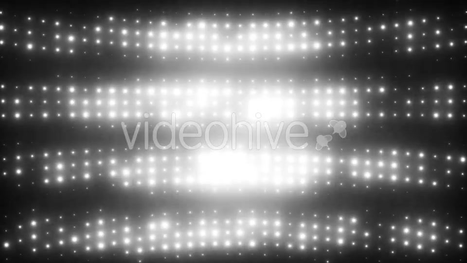 Wall of Lights White VJ Loop Videohive 19774327 Motion Graphics Image 3