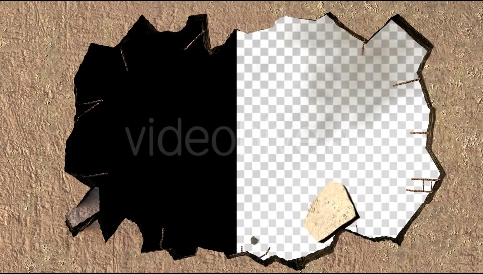 Wall Smash with Smoke Videohive 19556019 Motion Graphics Image 5