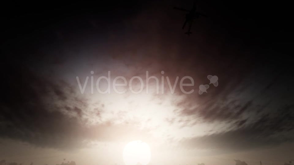 War Helicopters Dramatic Background Videohive 16710745 Motion Graphics Image 12