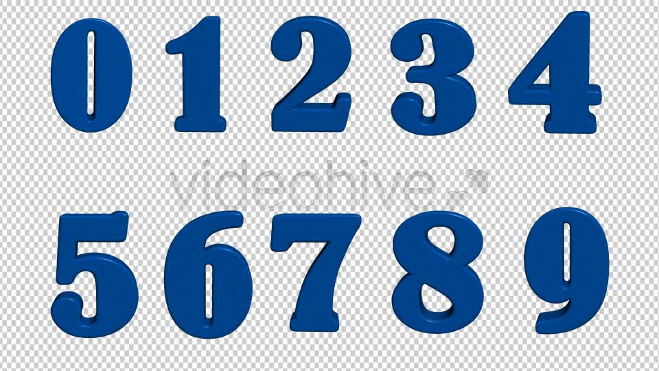 Water Numbers Videohive 4337619 Motion Graphics Image 9