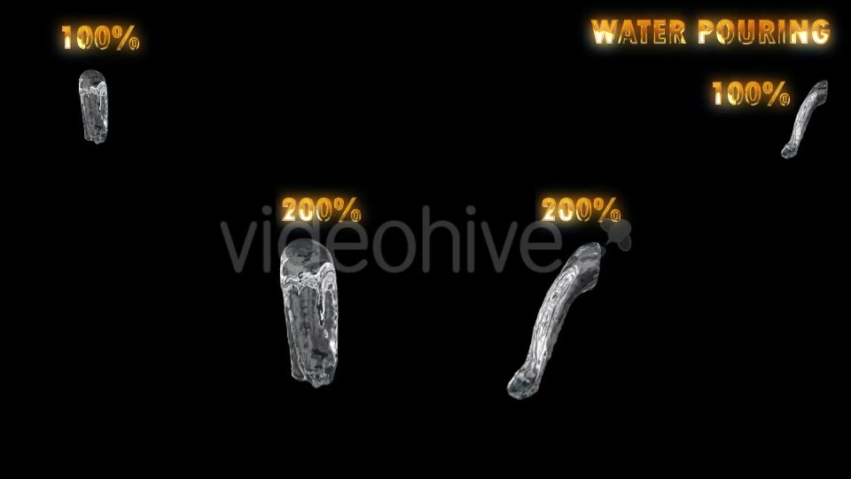 Water Pouring 4K Videohive 20531382 Motion Graphics Image 2