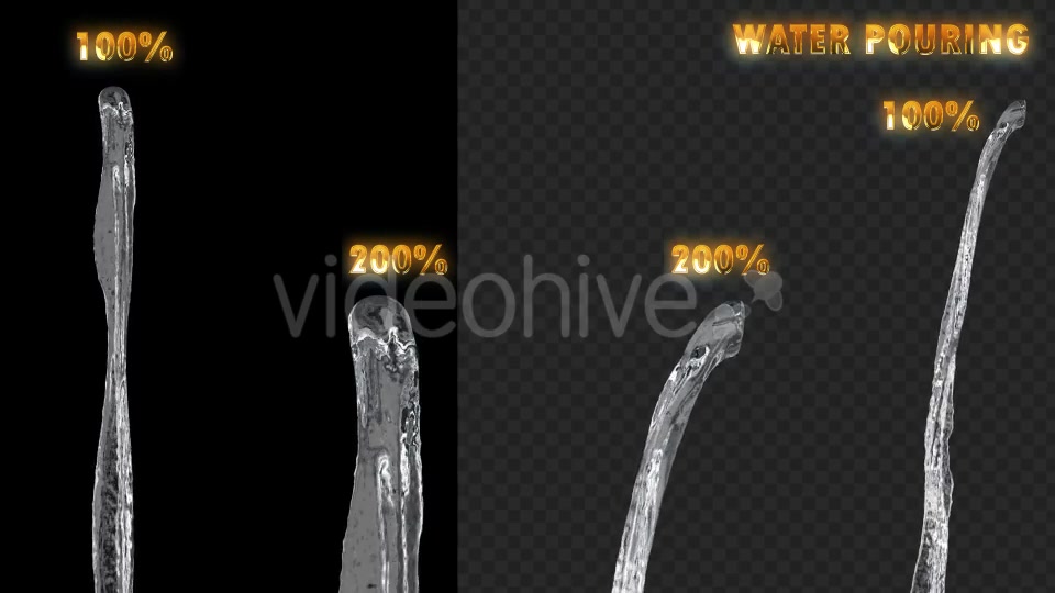 Water Pouring 4K Videohive 20531382 Motion Graphics Image 4