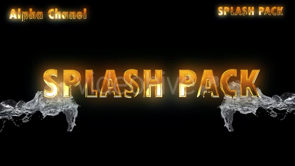 Water Splash Videohive 20531375 Motion Graphics Image 1