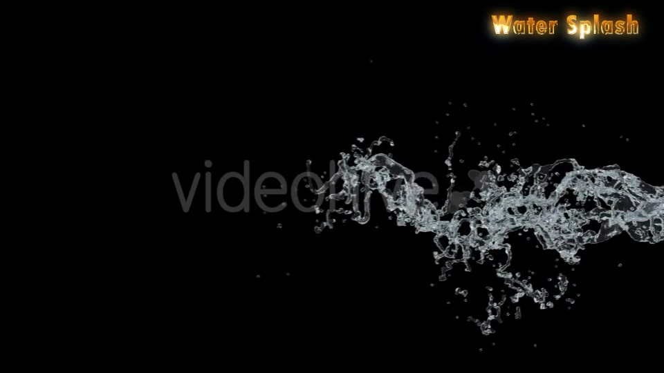 Water Splash Videohive 20914570 Motion Graphics Image 9