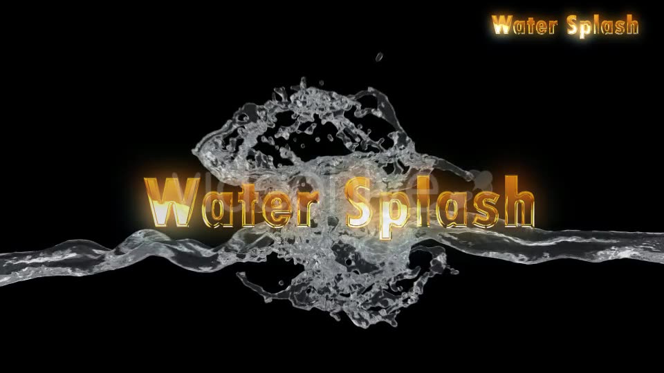 Water Splash Videohive 20928526 Motion Graphics Image 2