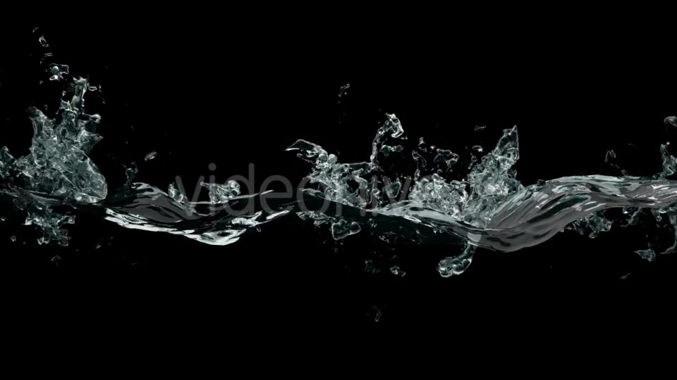 Water Wave Splash 4K Videohive 19308693 Motion Graphics Image 4