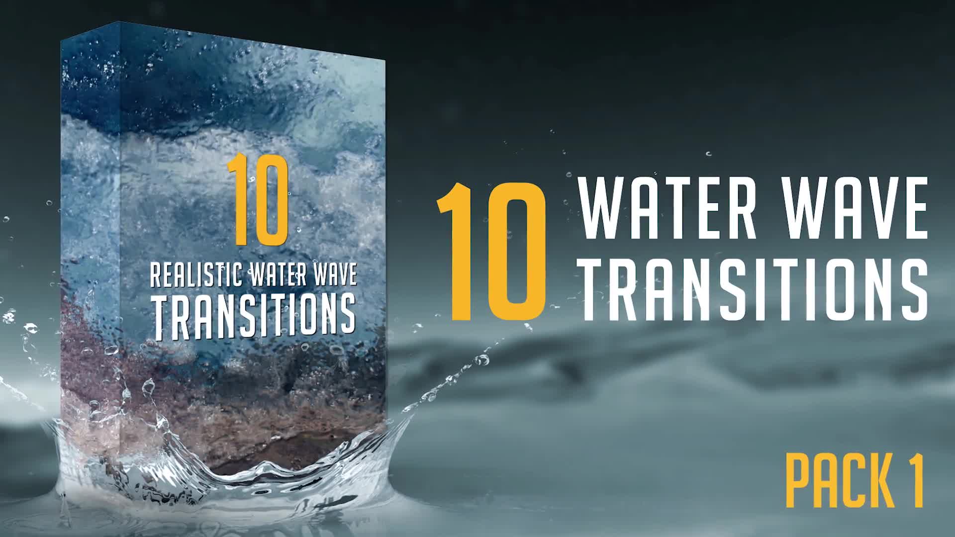 Water Wave Transitions Pack 1 Videohive 21658639 Motion Graphics Image 1