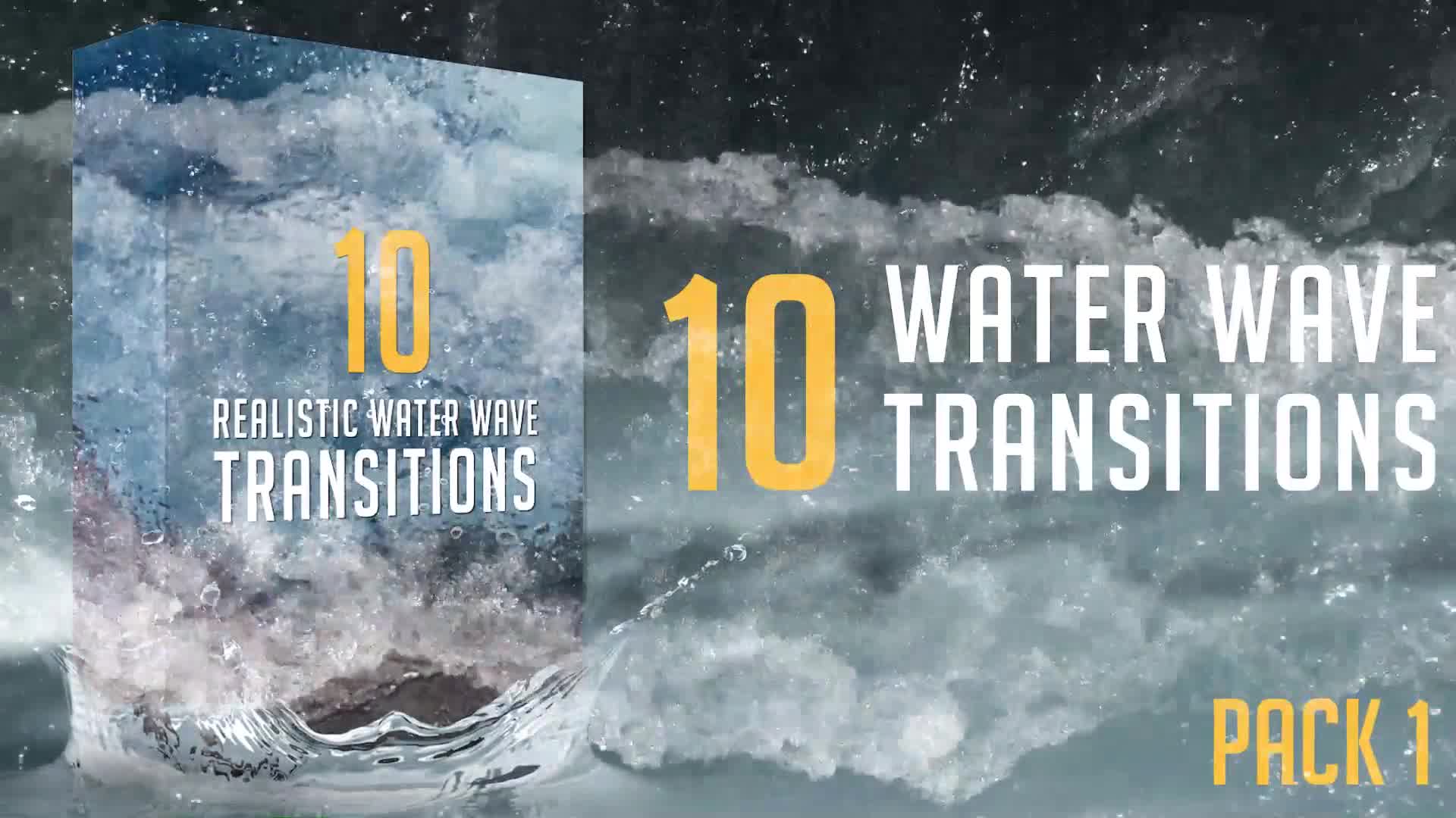 Water Wave Transitions Pack 1 Videohive 21658639 Motion Graphics Image 8