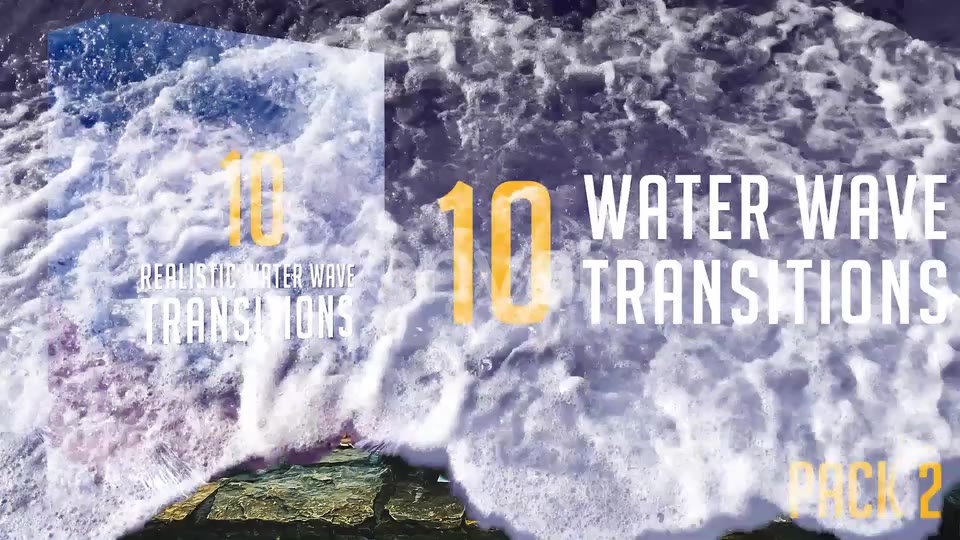 Water Wave Transitions Pack 2 Videohive 23049175 Motion Graphics Image 8