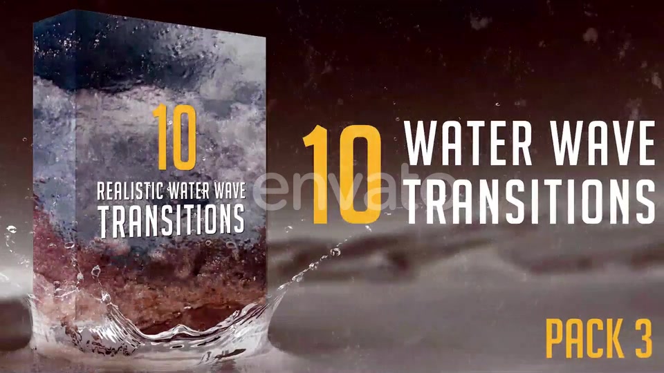 Water Wave Transitions Pack 3 Videohive 23049288 Motion Graphics Image 8