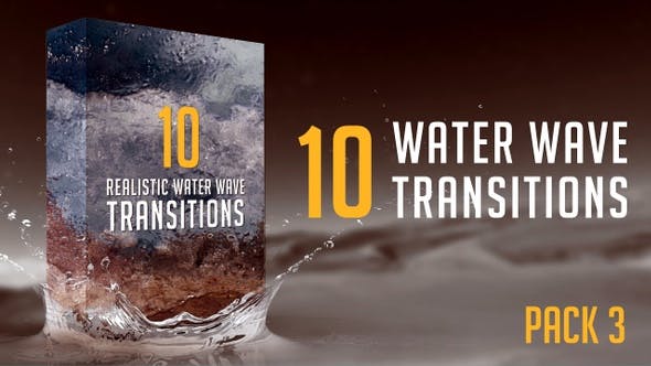 Water Wave Transitions Pack 3 - Download Videohive 23049288