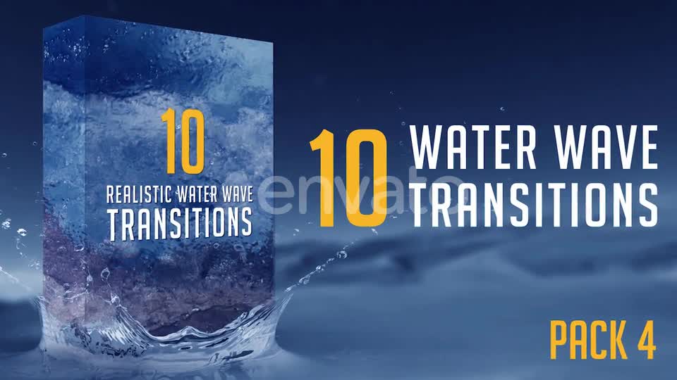 Water Wave Transitions Pack 4 Videohive 23049428 Motion Graphics Image 1