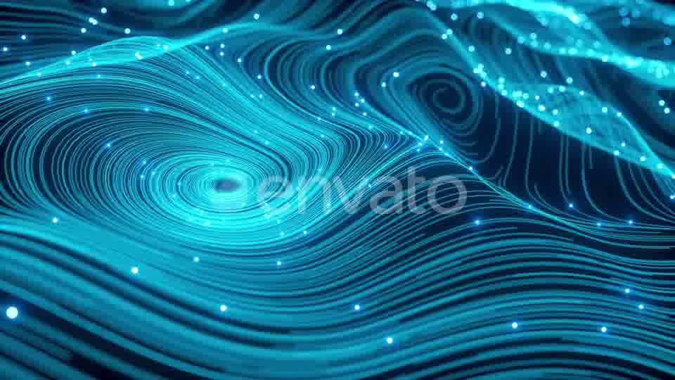 Waves of Blue Particles and Lines Videohive 23914048 Motion Graphics Image 12