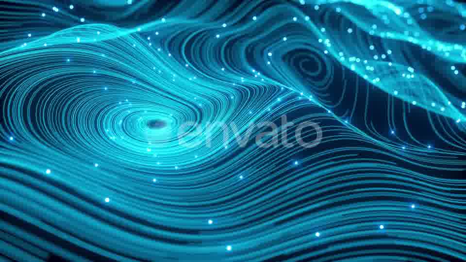 Waves of Blue Particles and Lines Videohive 23914048 Motion Graphics Image 13