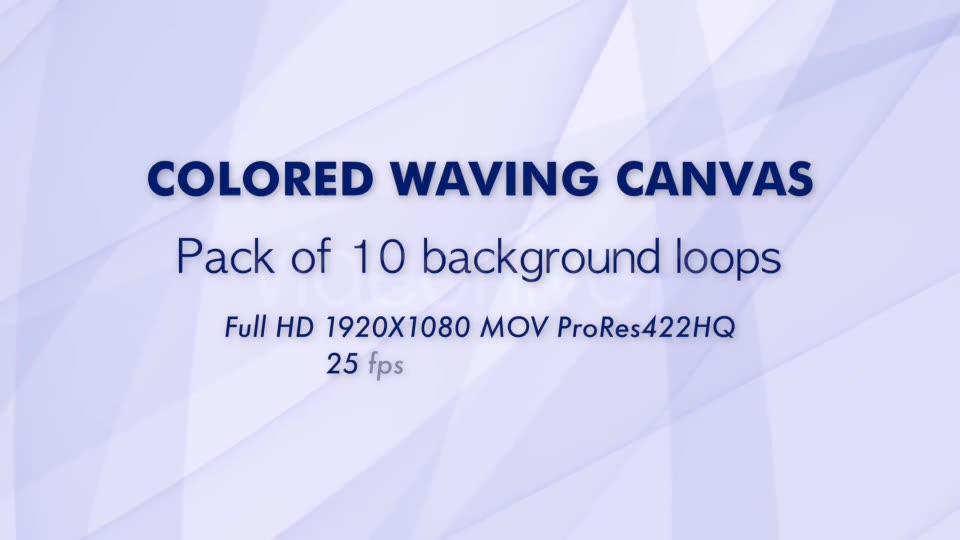 Waving Canvas Pack of 10 Videohive 12443222 Motion Graphics Image 2