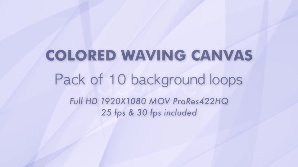 Waving Canvas Pack of 10 Videohive 12443222 Motion Graphics Image 3