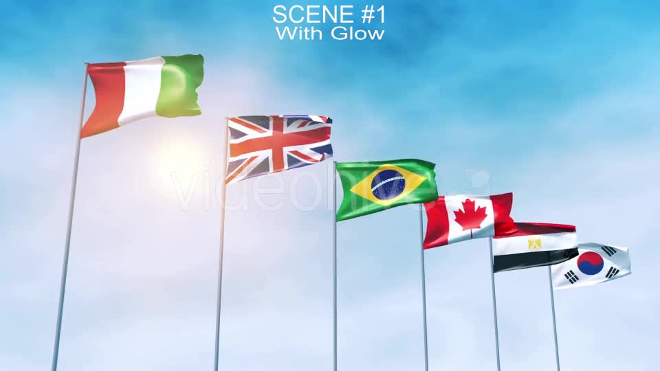 Waving Flags Videohive 8906388 Motion Graphics Image 1