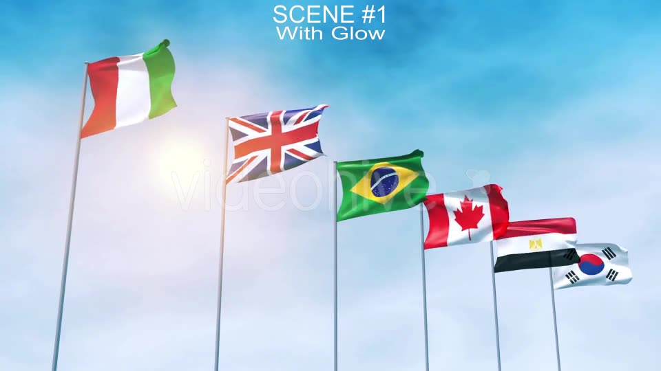 Waving Flags Videohive 8906388 Motion Graphics Image 2