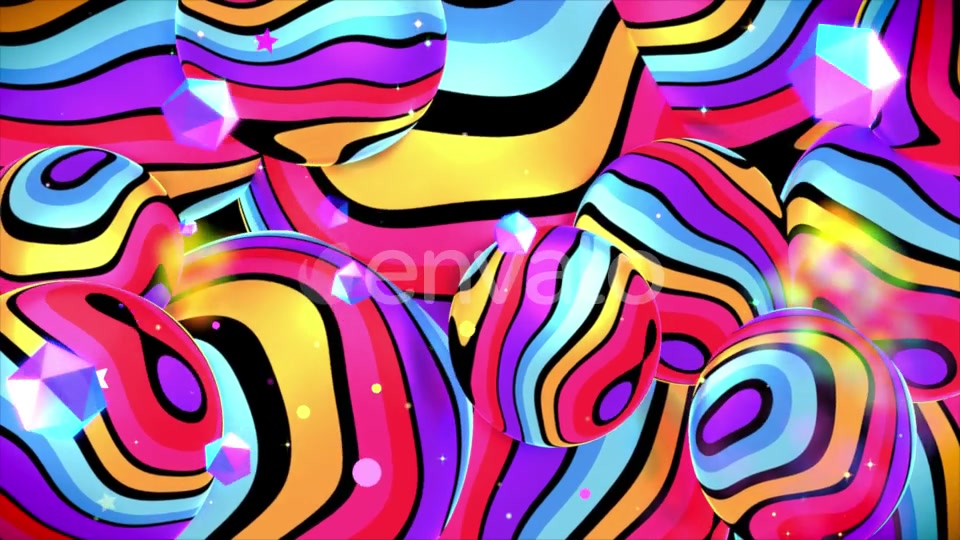 Wavy Rainbow Stripes Videohive 25434175 Motion Graphics Image 6