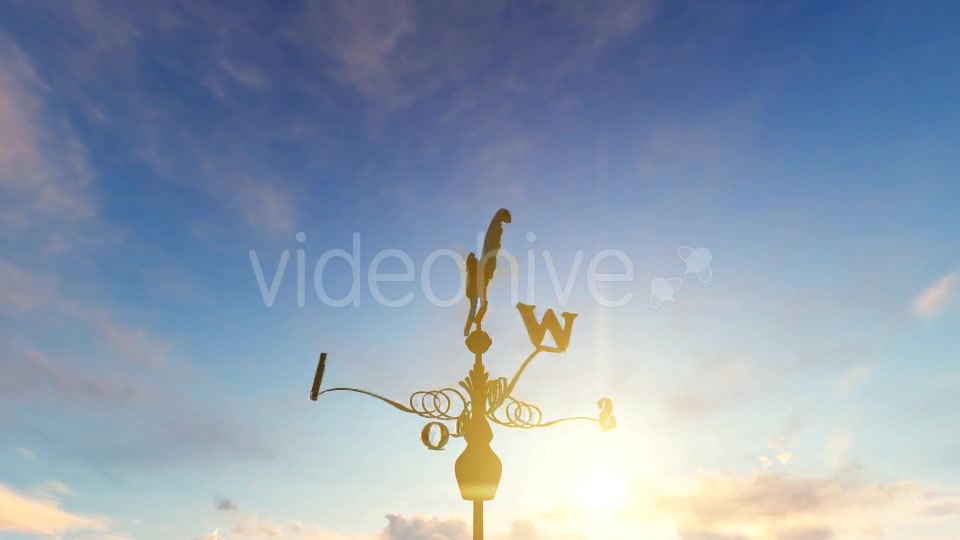 Weathercock Rooster Weather Vane Early Morning Videohive 17456397 Motion Graphics Image 8