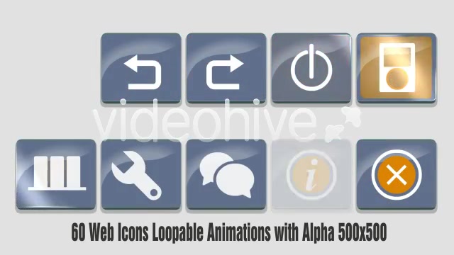 Web icons and Tools Elements Videohive 4320118 Motion Graphics Image 10