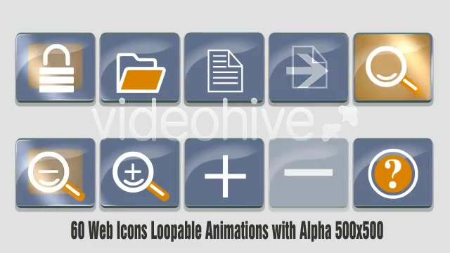 Web icons and Tools Elements Videohive 4320118 Motion Graphics Image 4