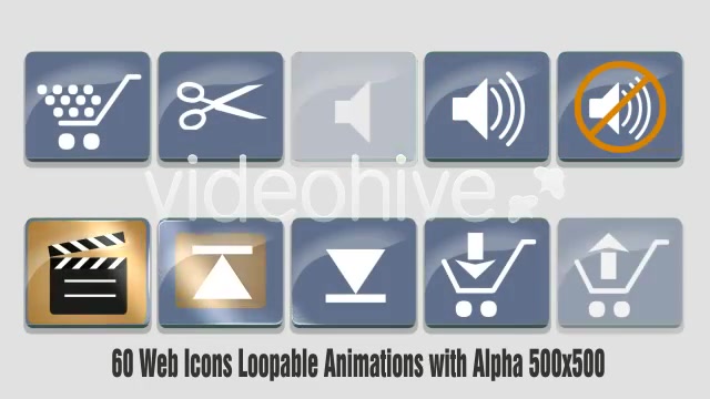 Web icons and Tools Elements Videohive 4320118 Motion Graphics Image 7