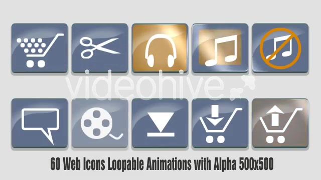 Web icons and Tools Elements Videohive 4320118 Motion Graphics Image 8