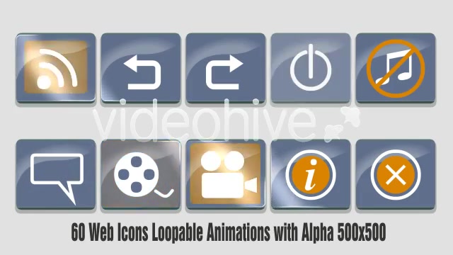 Web icons and Tools Elements Videohive 4320118 Motion Graphics Image 9