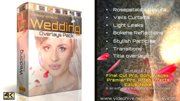 Wedding Overlays Pack - Videohive 21713069 Download