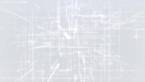 White Abstract Binary Code Background - Videohive Download 24271281