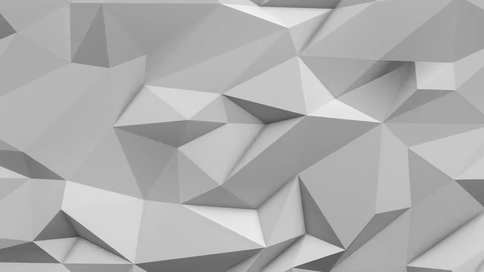 White Abstract Low Poly Triangle Background Videohive 21510074 Motion Graphics Image 1