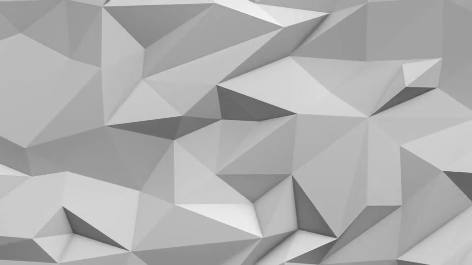 White Abstract Low Poly Triangle Background Videohive 21510074 Motion Graphics Image 3