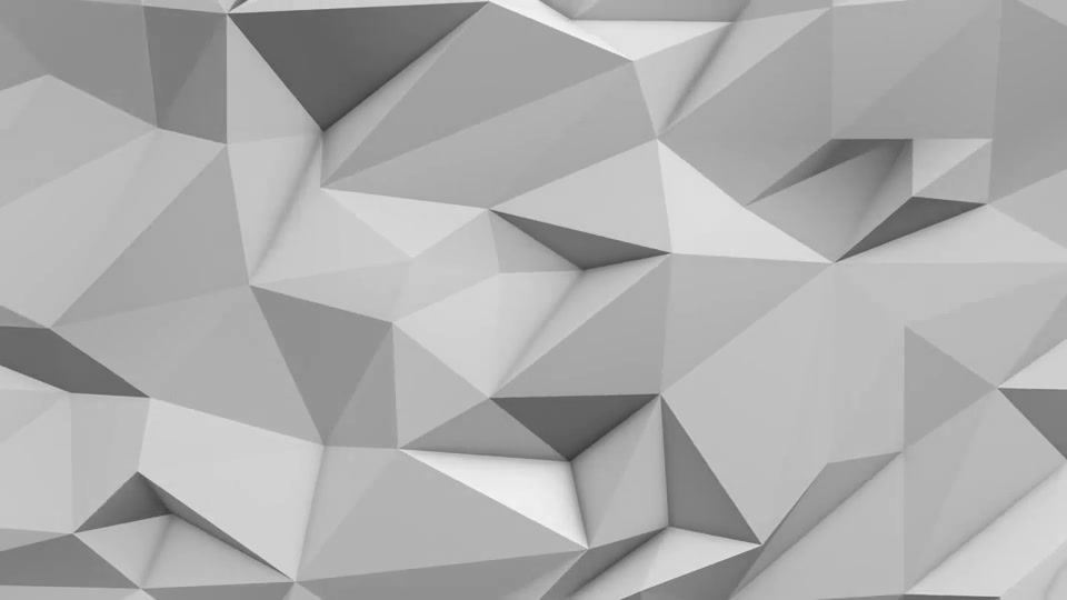 White Abstract Low Poly Triangle Background Videohive 21510074 Motion Graphics Image 6