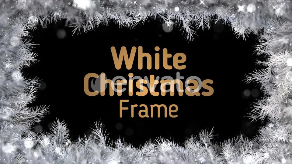 White Christmas Frame Videohive 23026871 Motion Graphics Image 2
